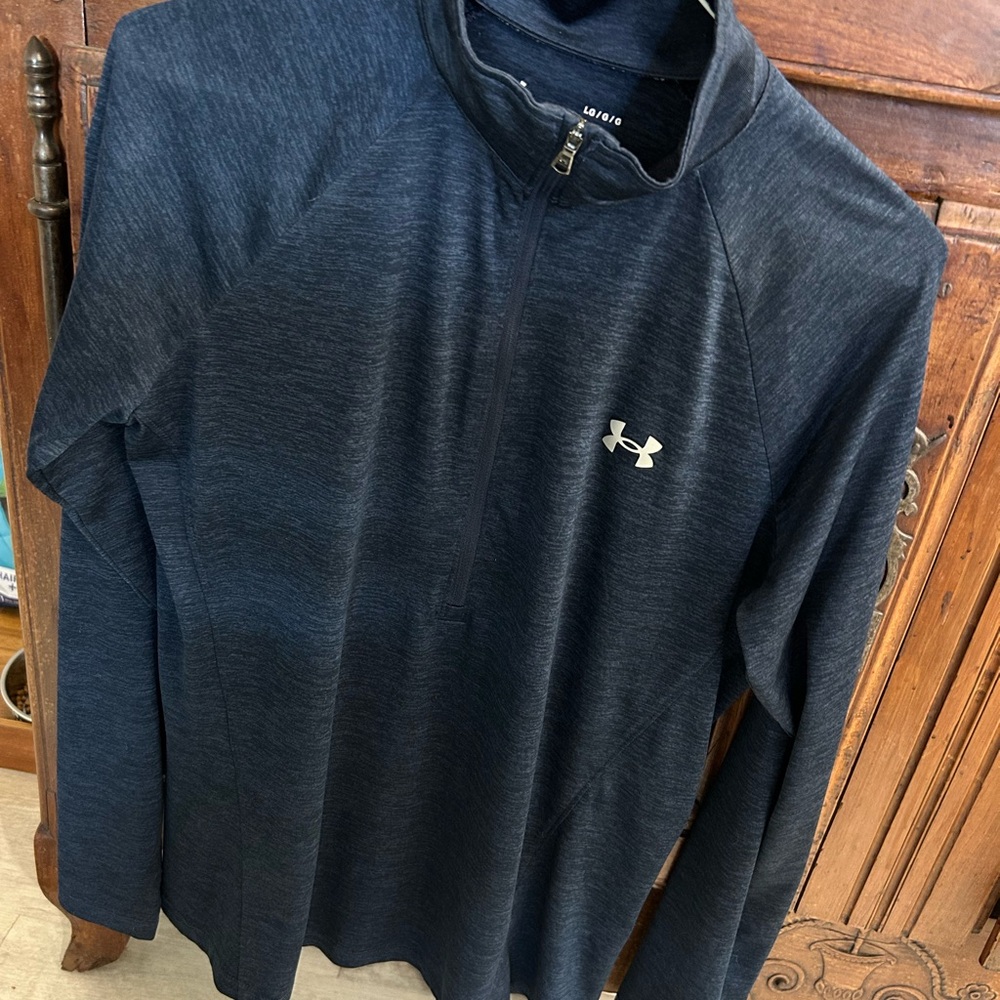 Under Armour Men's Dark Gray Zip-Up Sweater